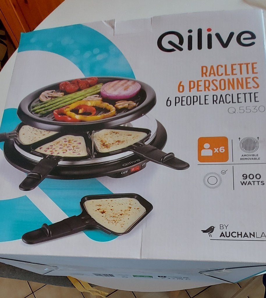 Raclette, Ophalen, 4 t/m 7 personen