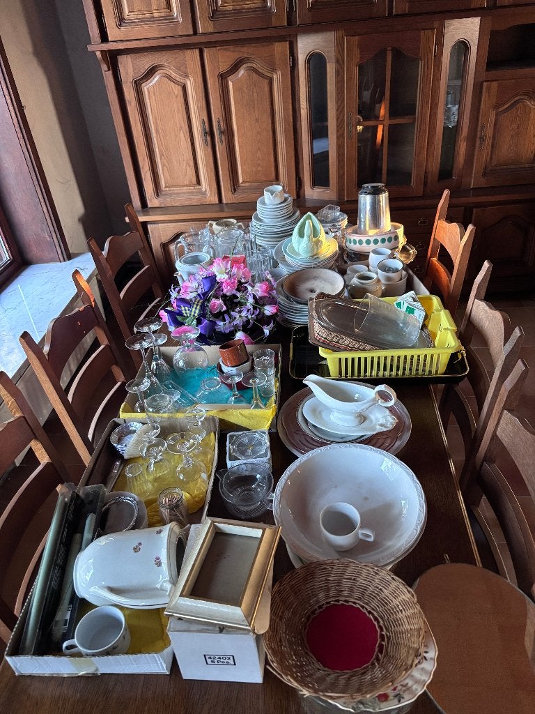 GRATIS af te halen – partij huisraad, servies & glaswerk, Antiek en Kunst, Ophalen