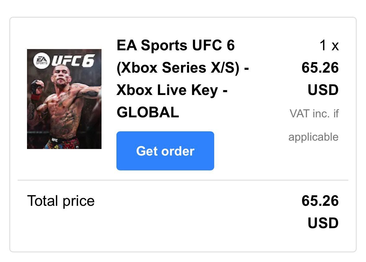 Ufc 6 Xbox Live Key, Consoles de jeu & Jeux vidéo, Jeux | Xbox Series X & S, Enlèvement, Neuf