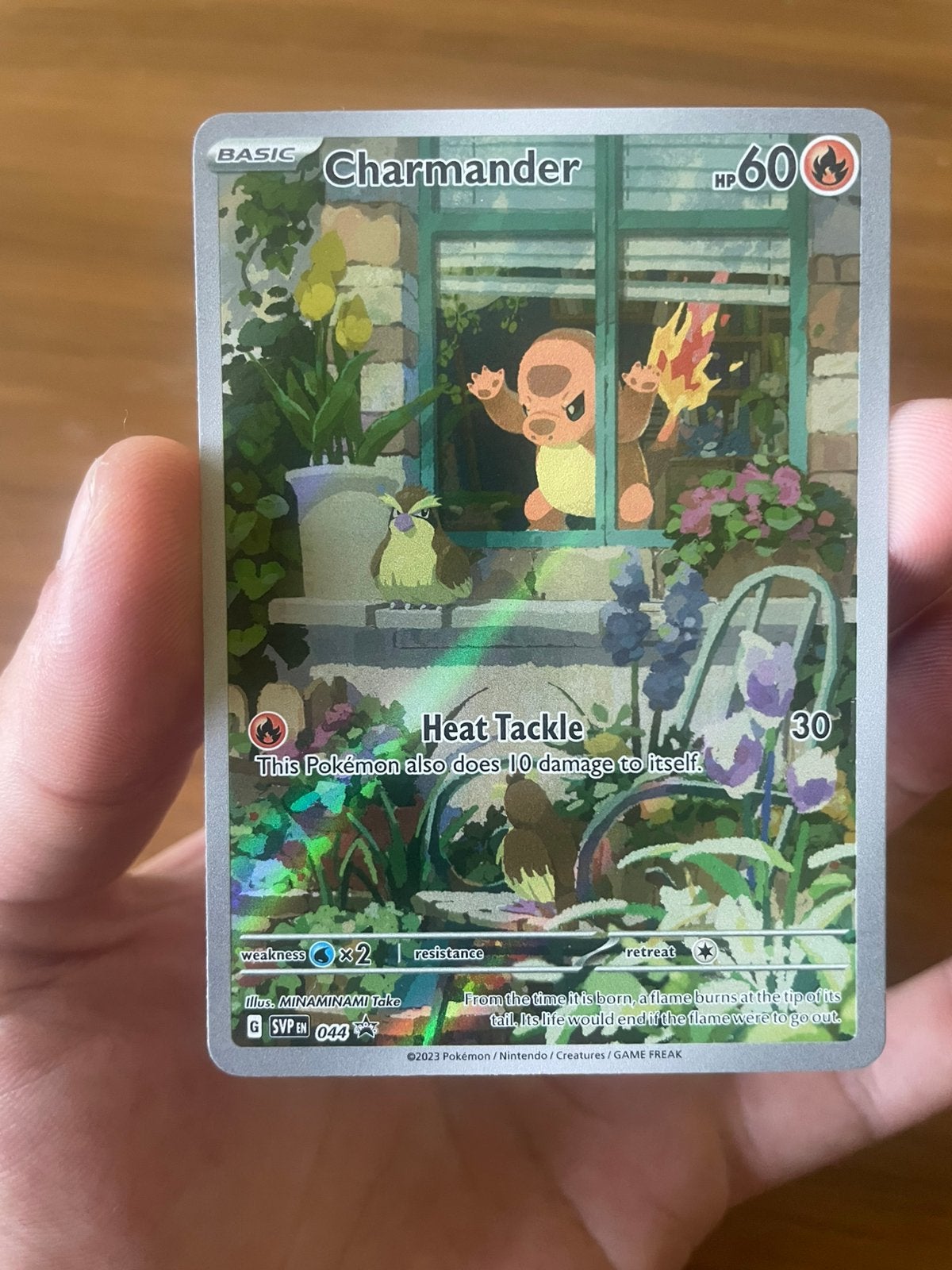 Charmander Obsidian Flames ETB promo, Enlèvement ou Envoi, Neuf, Cartes en vrac, Foil