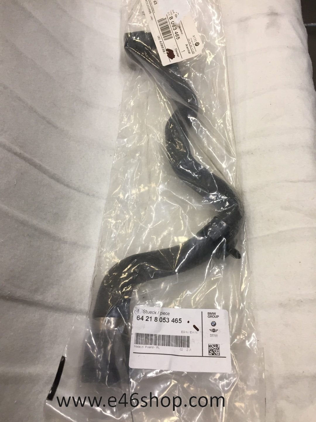 Koelslang BMW X3 M X4 M oe 64218053465 org bmw nieuw, Neuf, -, -, Enlèvement ou Envoi