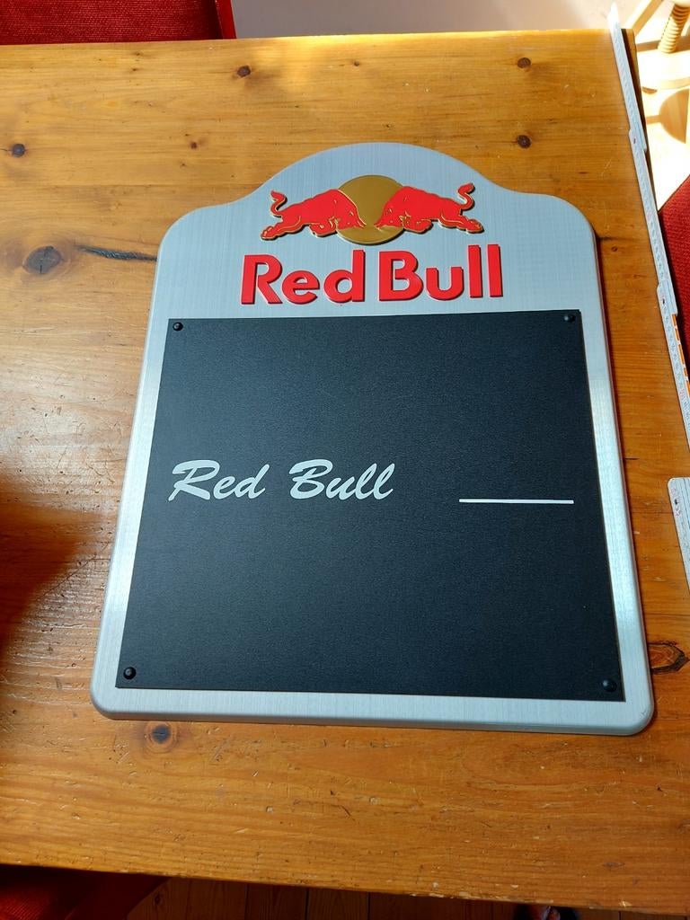 Metalen reclame bord Red Bull, Verzamelen, Merken en Reclamevoorwerpen, Ophalen of Verzenden, Reclamebord
