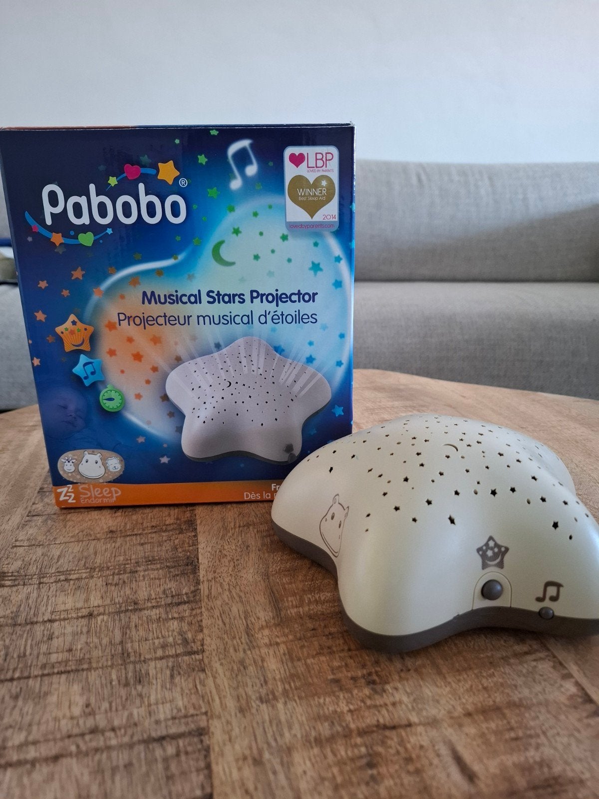 Pabobo star nachtlampje, Ophalen, Zo goed als nieuw, Draadloos, Overige merken