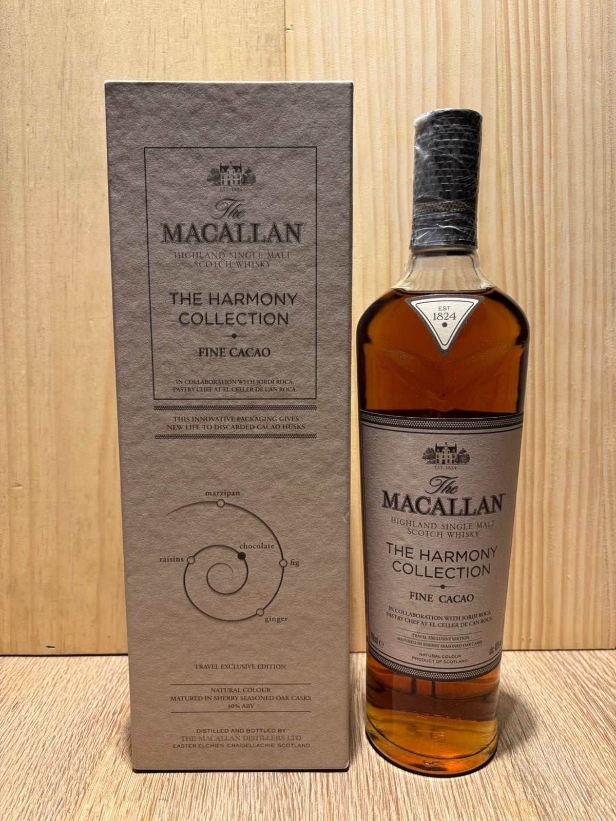 The Macallan whisky - Fine Cacao - Harmony Collection, Ophalen of Verzenden, Zo goed als nieuw
