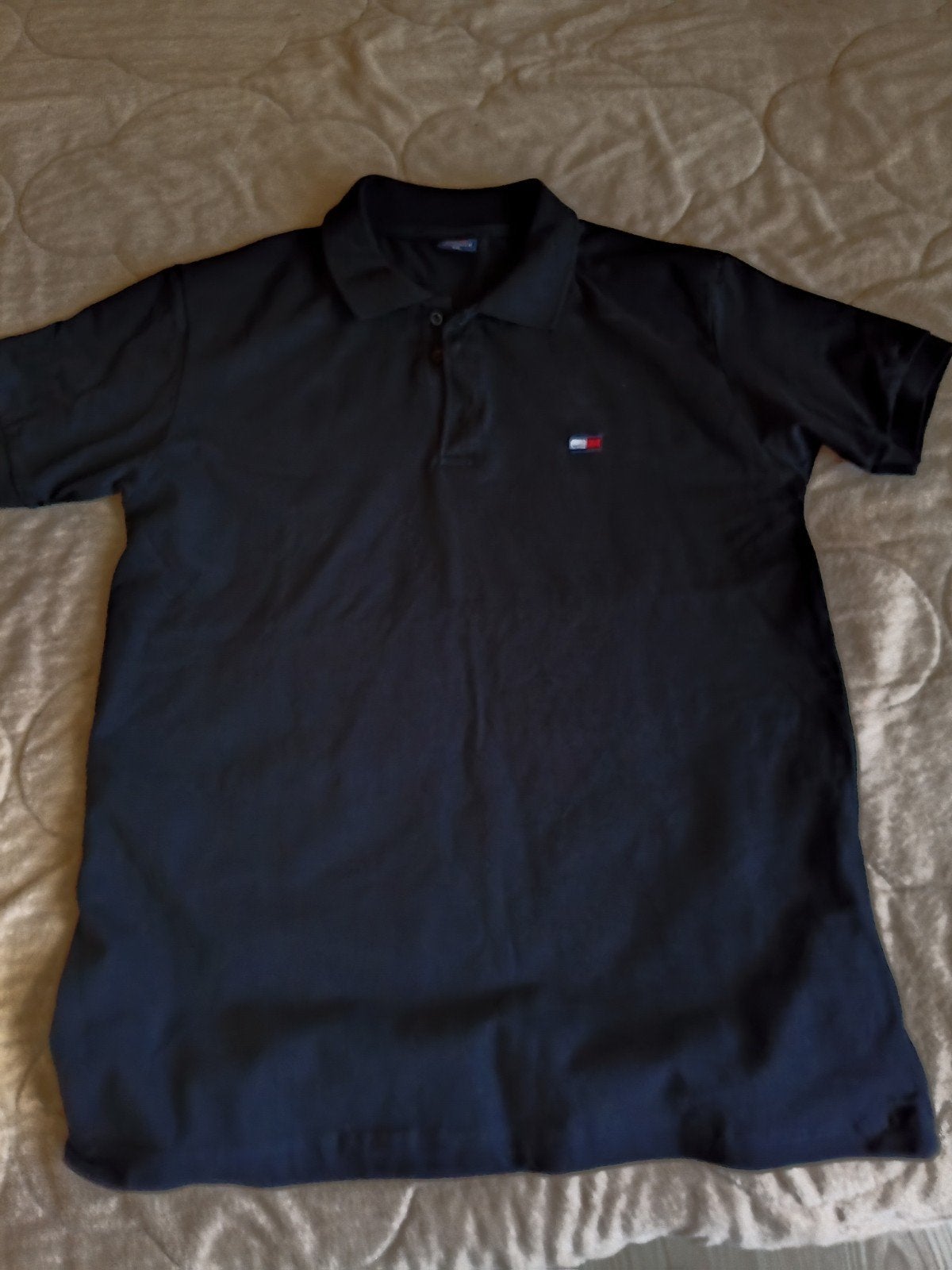 Tommy Hilfiger polo, Ophalen, Zwart