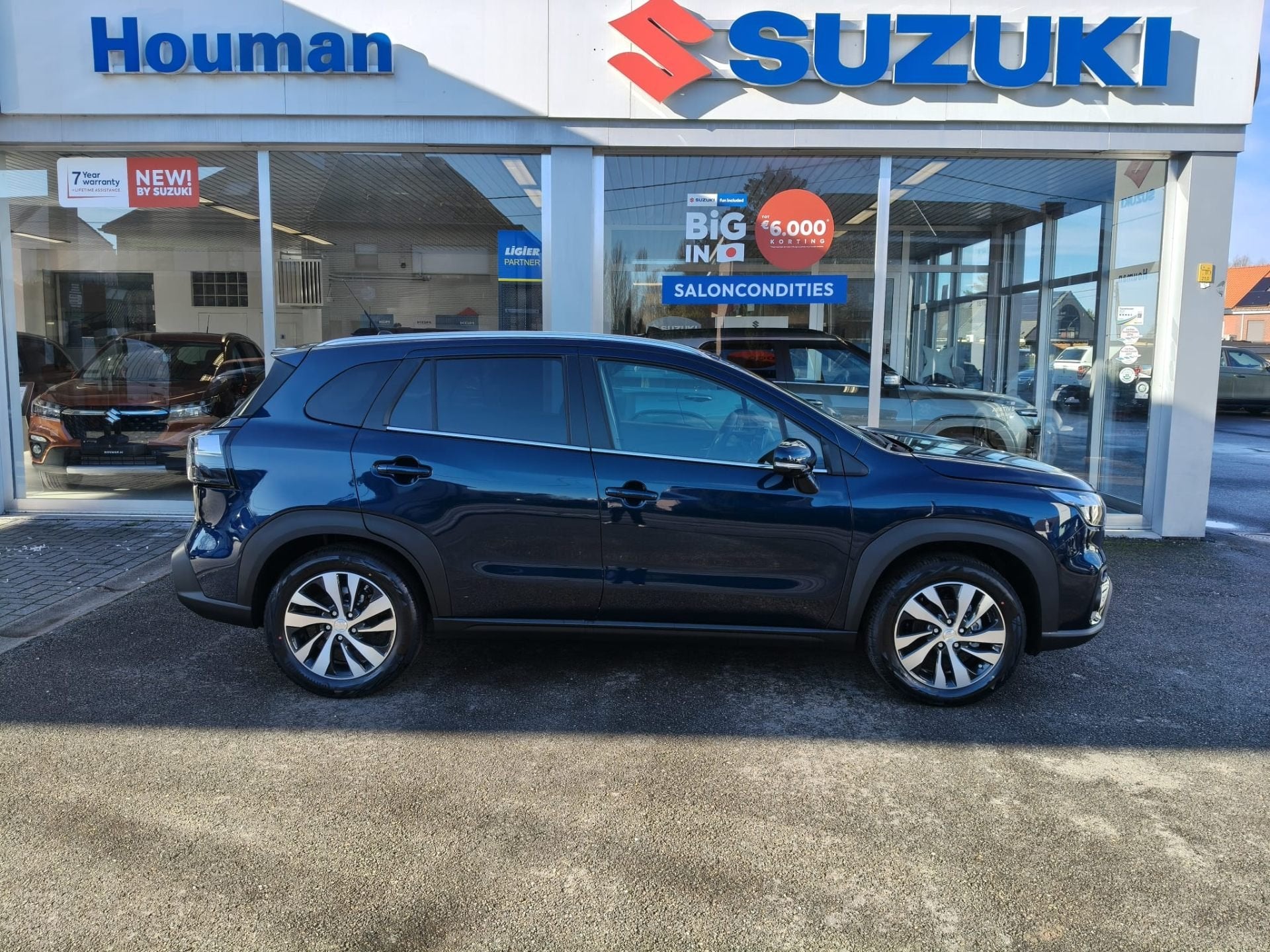 Suzuki S-Cross S-Cross 1.4 2WD GLX SP Automaat DEMO, Autos, Achat, Euro 6, Autres couleurs, Noir