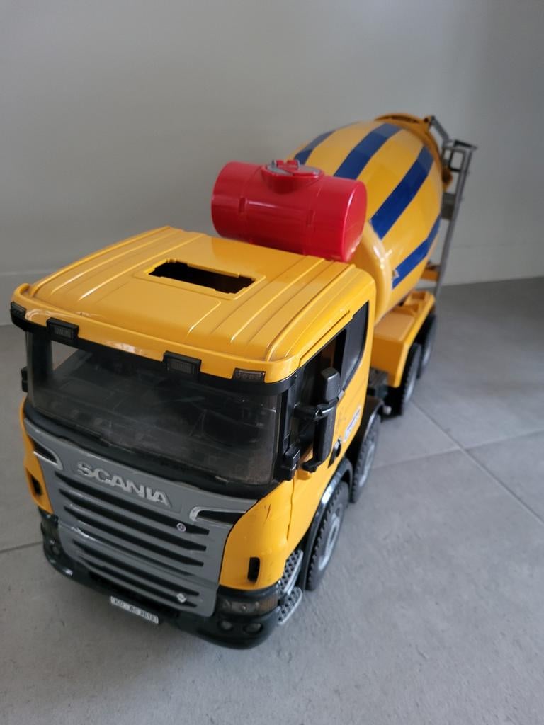 Bruder Scania betonmixer te koop, Kinderen en Baby's, Ophalen, Gebruikt