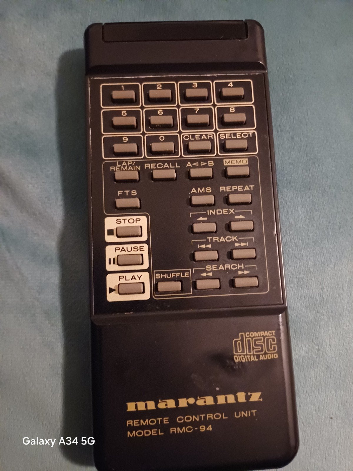 Marantz RMC-94, Ophalen