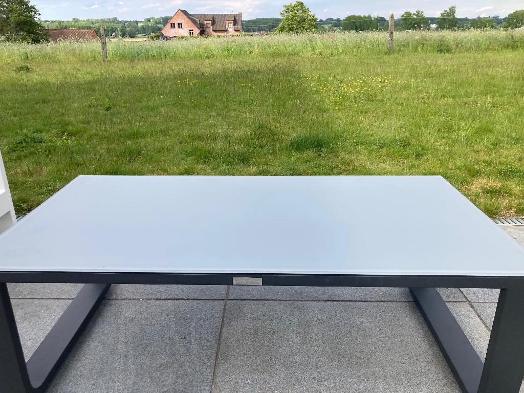 Bijzettafel tuin Jati & Kebon, Enlèvement, Comme neuf, Rectangulaire, Aluminium