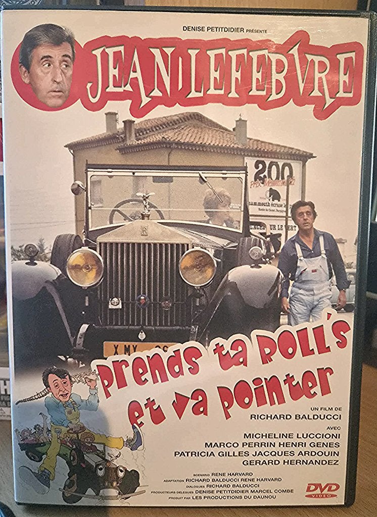 DVD Prends ta Rolls et va pointer / Jean Lefebvre, Enlèvement, Comme neuf, Comédie