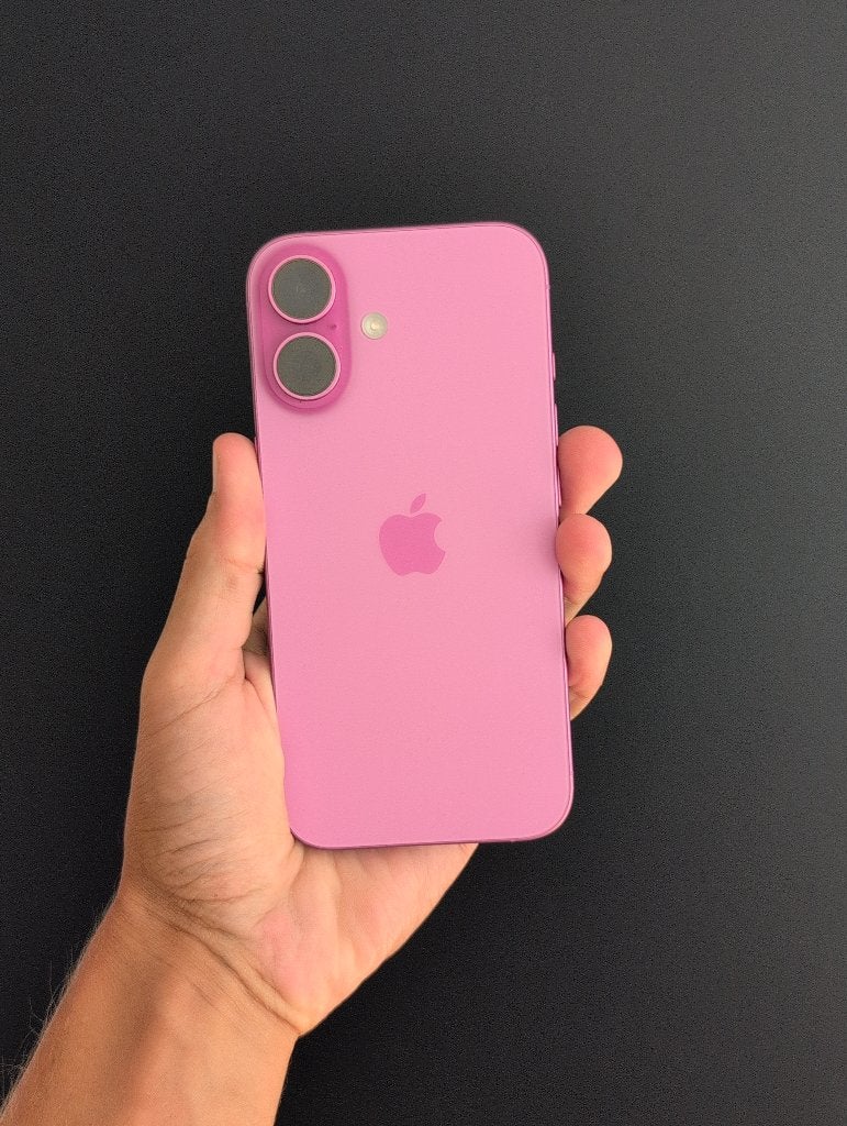 iPhone 16 128GB Roze, factuur, 100% batt., Telecommunicatie, Mobiele telefoons | Apple iPhone, Ophalen, 128 GB, IPhone 16, Zo goed als nieuw