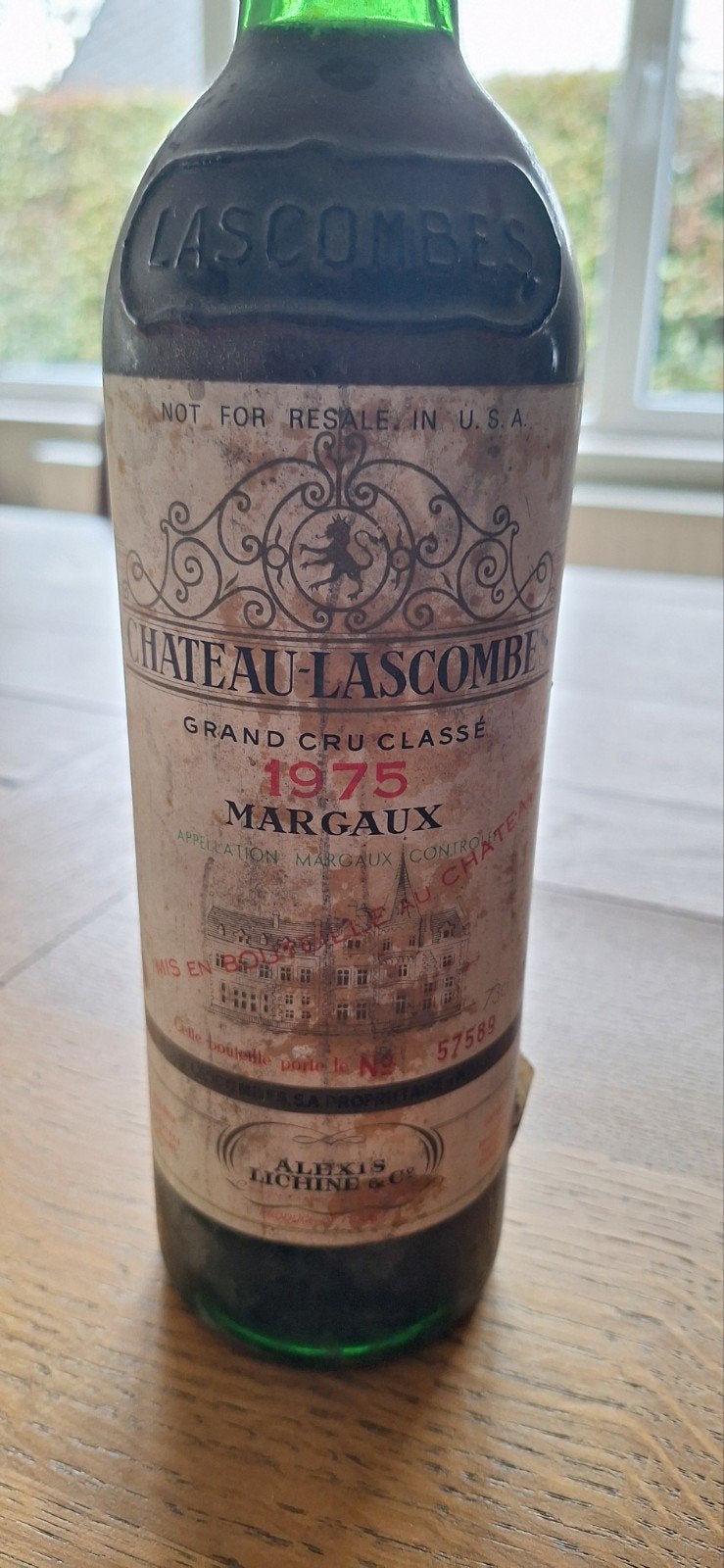 Chateau Lascombes - Margaux - 1975, Ophalen