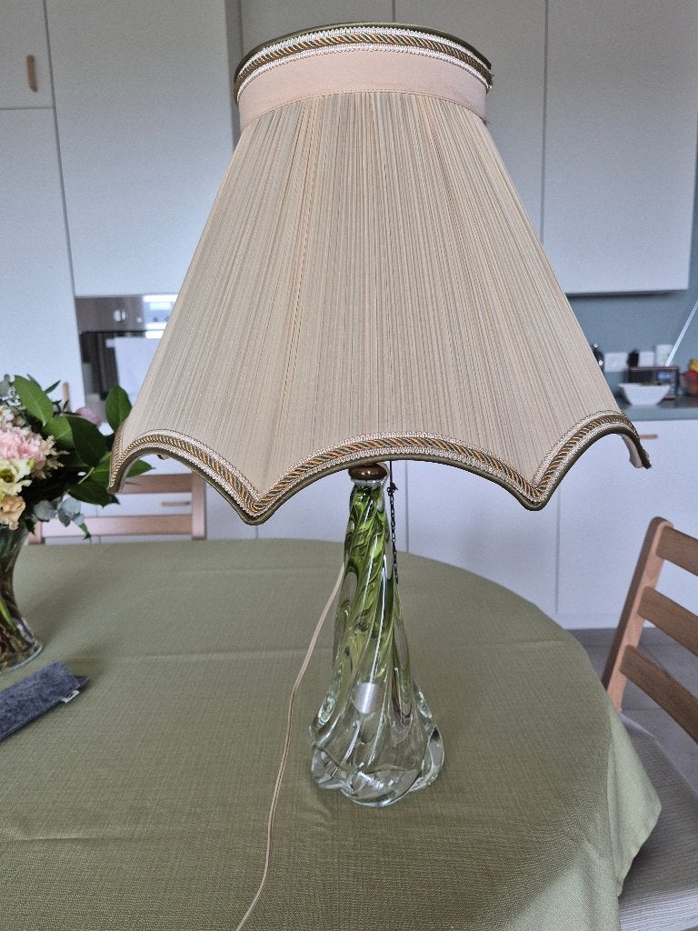 Tafellamp Val Saint Lambert, Enlèvement, Comme neuf, Verre, 50 à 75 cm