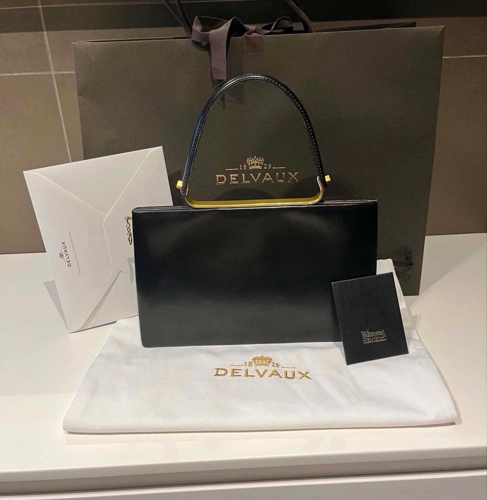 Zwarte Vintage Delvaux, Bijoux, Sacs & Beauté, Sacs | Sacs Femme, Utilisé, Sac à main, Noir, Enlèvement ou Envoi