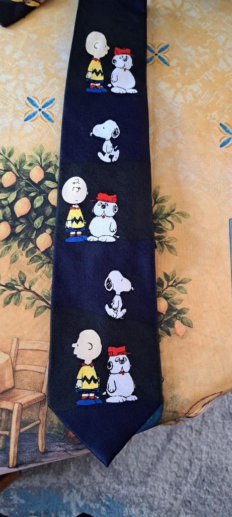 Peanuts Snoopy Tie, Kleding | Heren, Stropdassen, Ophalen of Verzenden, Blauw