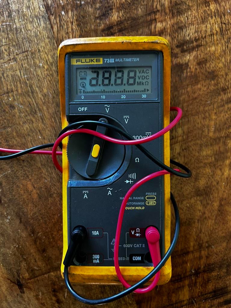 Multimeter fluke, Doe-het-zelf en Bouw, Meetapparatuur, Ophalen of Verzenden, Zo goed als nieuw, Multimeter
