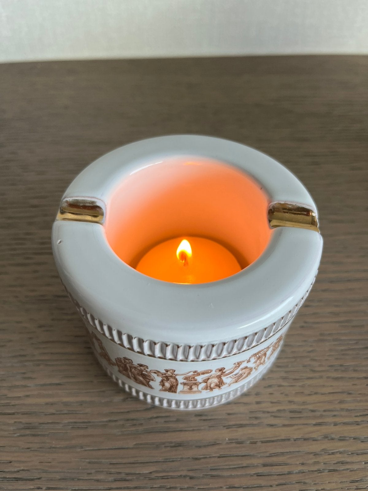 Italiaanse keramische/– Florentijns design – goudaccenten, Ophalen of Verzenden, Zo goed als nieuw