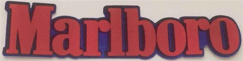 Marlboro World Championship Team metallic sticker #3, Verzamelen, Verzenden, Nieuw