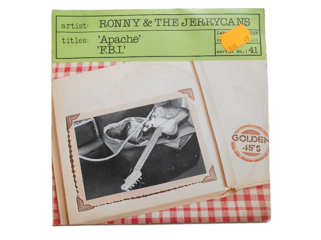 Ronny & The Jerrycans - Apache / F.B.I. (1978), Gebruikt, 7 inch, Ophalen of Verzenden, Overige typen