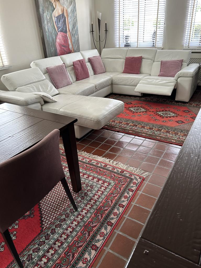 LEREN ZETEL, Huis en Inrichting, Ophalen, Zo goed als nieuw, Leer, Modern