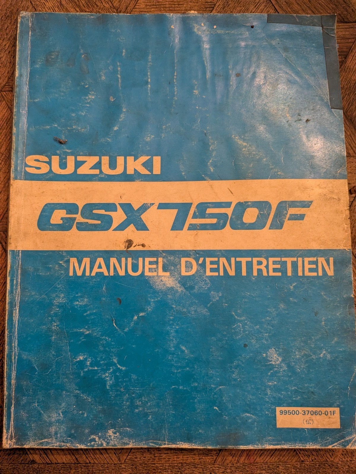 Suzuki GSX 750 F 1988 onderhoudshandleiding, Ophalen, Suzuki