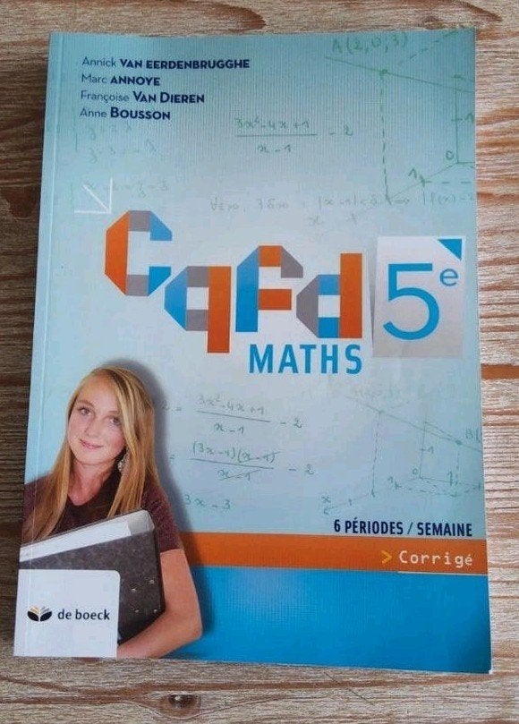 cqfd maths 5e le corrigé, Enlèvement ou Envoi