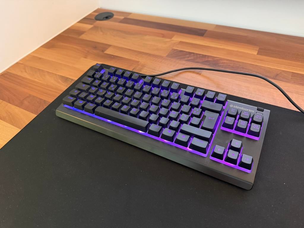 SteelSeries Apex 3 TKL gaming toetsenbrod, Clavier gamer, Azerty, Comme neuf, Enlèvement