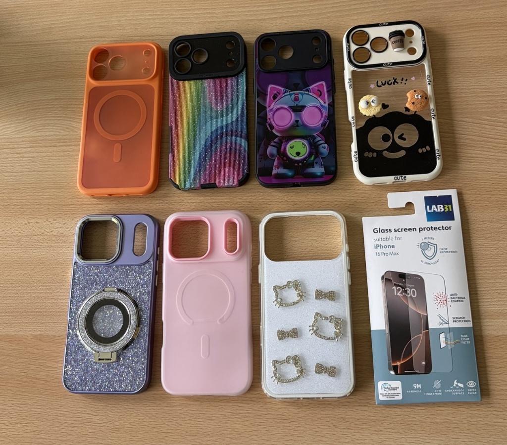 Verschillende GSM-hoesjes iphone IP17PRO en IP17PROMAX, IPhone 17, Multicolore, Enlèvement ou Envoi, Façade ou Cover