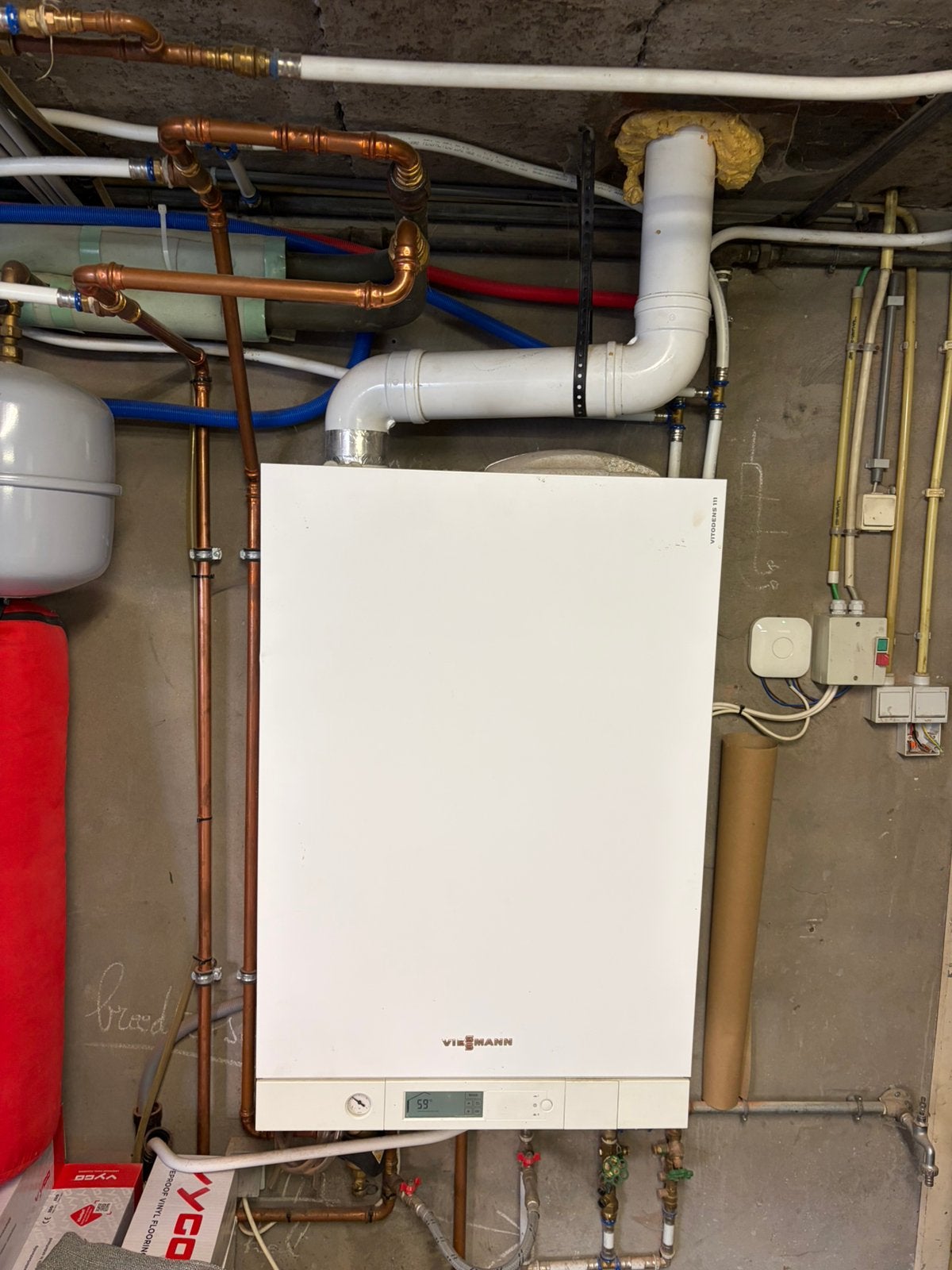 Viessmann cv ketel. Werkt perfect. 32 kw., Bricolage & Construction, Chauffage & Radiateurs, Enlèvement, Utilisé, 80 cm ou plus