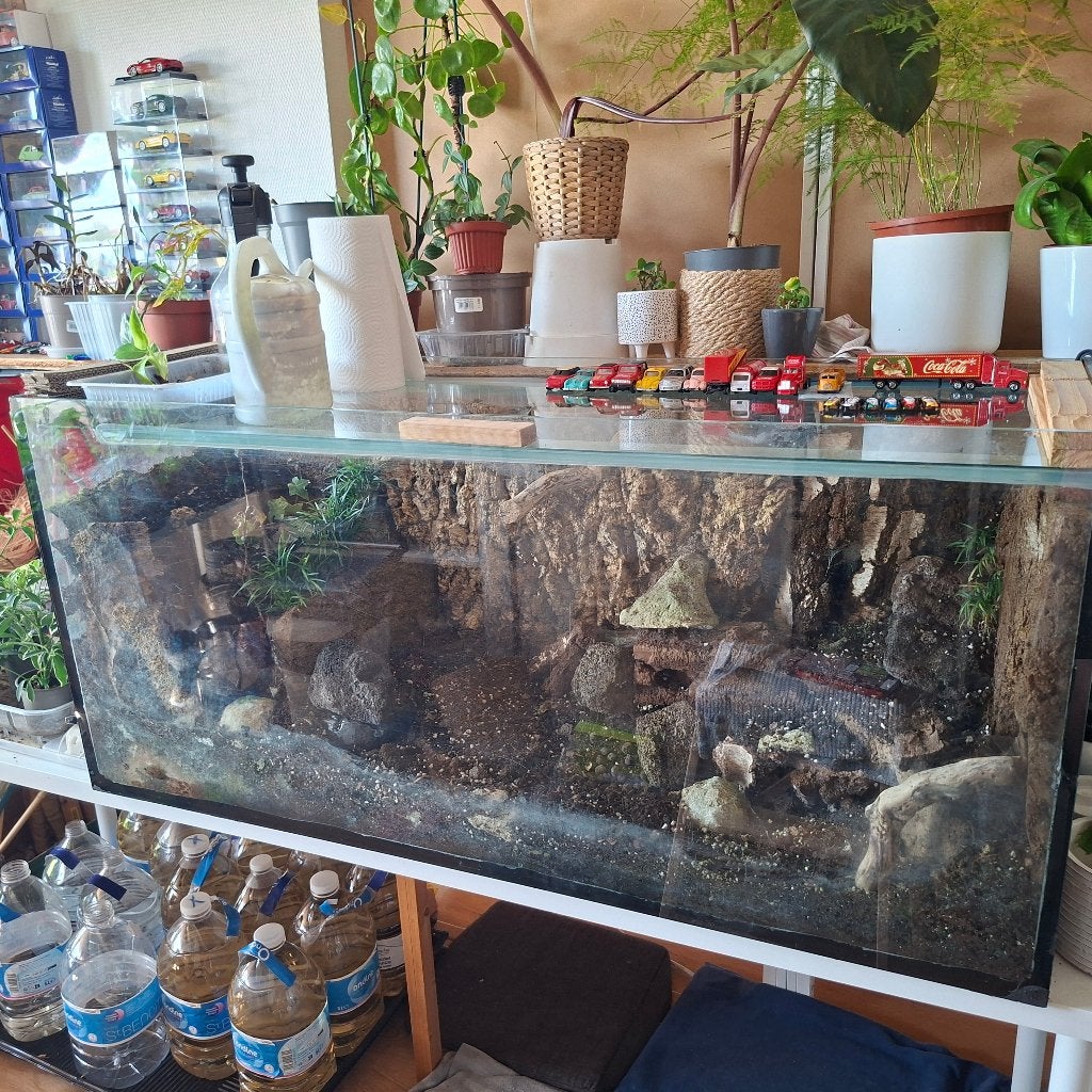 Aquarium-terrarium, Divers, Enlèvement, Utilisé