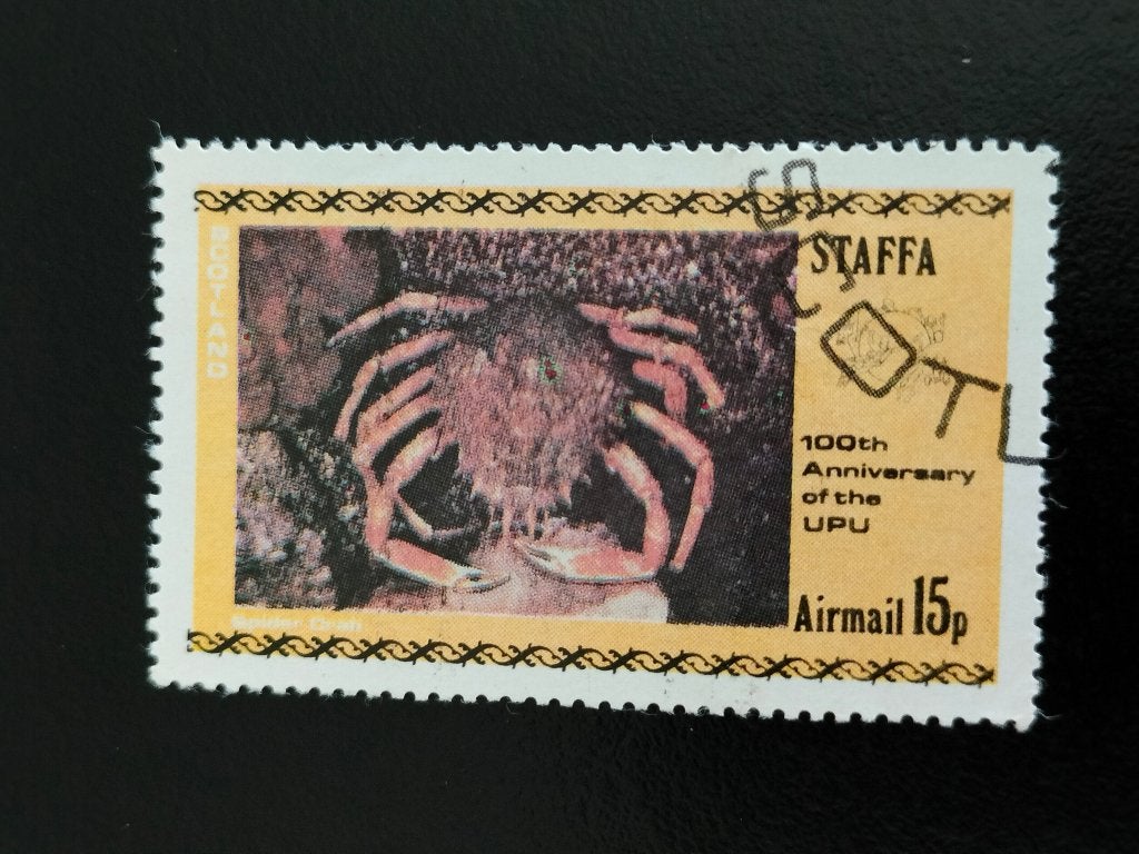 Staffa 1974 - crabe, Timbres & Monnaies, Timbres | Europe | Royaume-Uni, Envoi, Affranchi