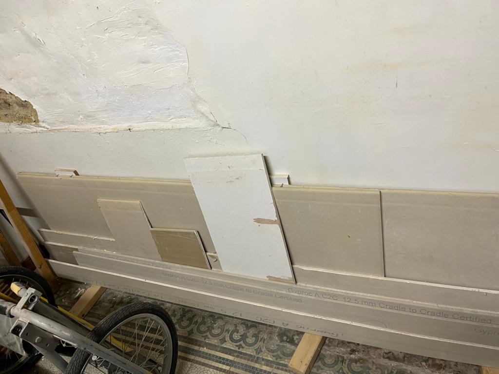 Plaque Gyproc, Ophalen, Gebruikt, Overige materialen