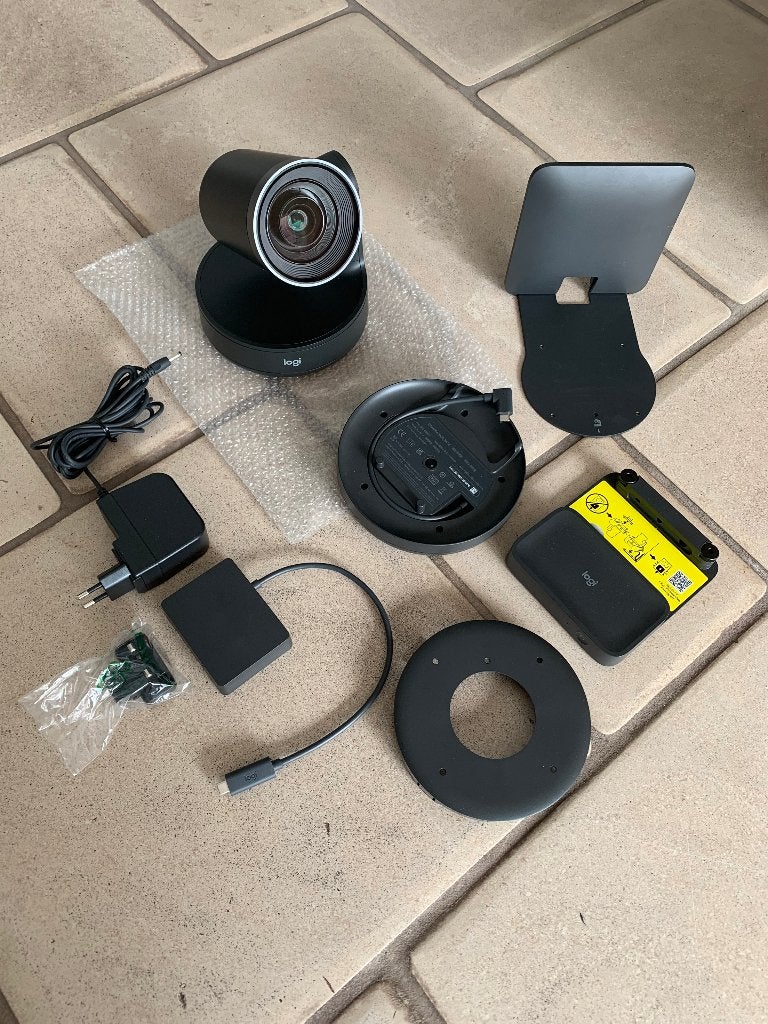 Logitech Rally Camera, Informatique & Logiciels, Webcams, Envoi, Utilisé, Filaire, Logitech