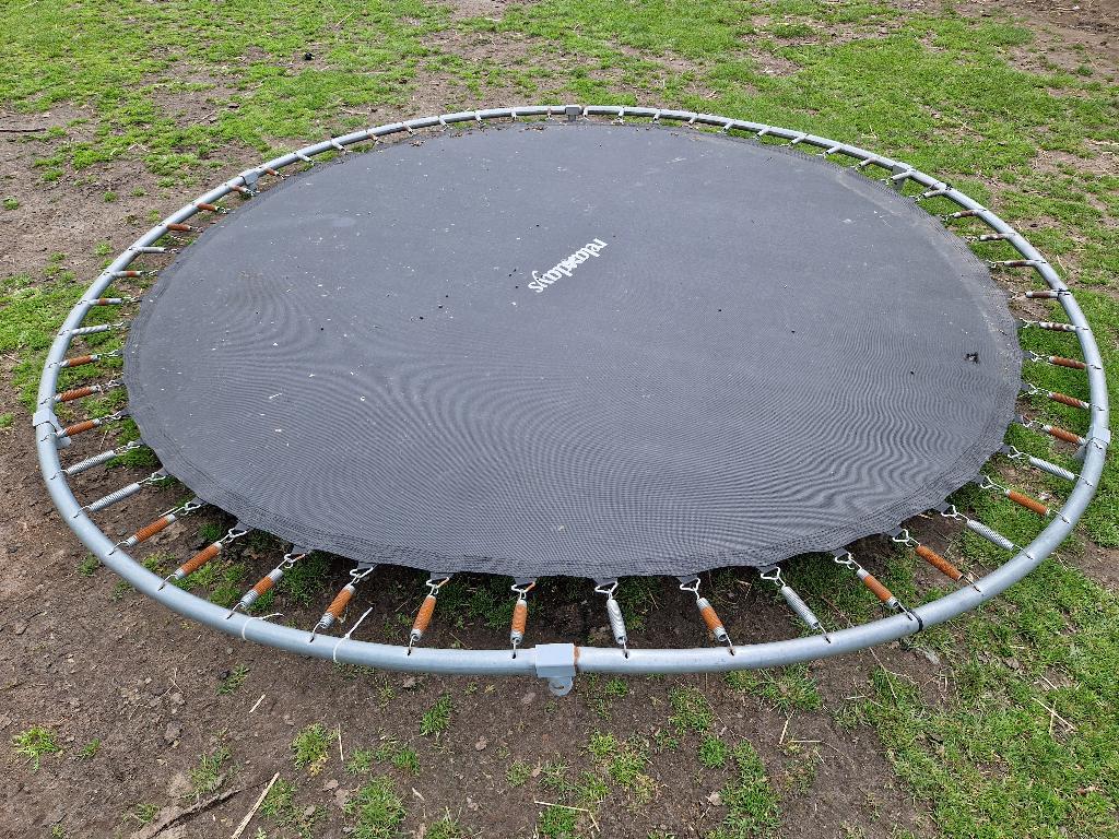 Trampoline, Kinderen en Baby's, Speelgoed | Buiten | Trampolines, Ophalen, Gebruikt