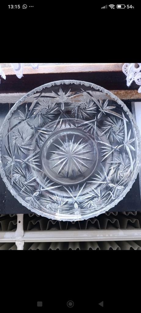 Coupe/saladier en cristal taillé - Zawiercie