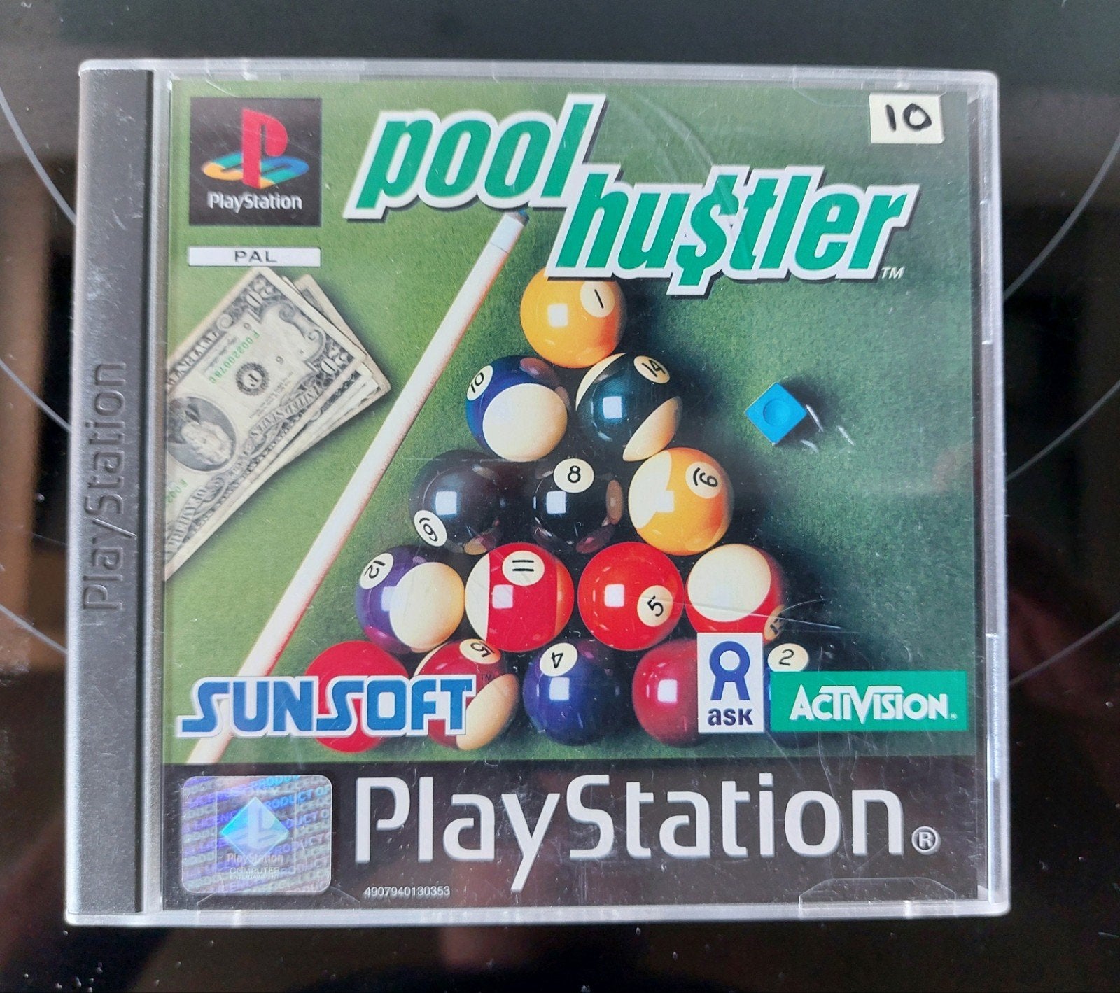 Playstation game pool hustler, Enlèvement