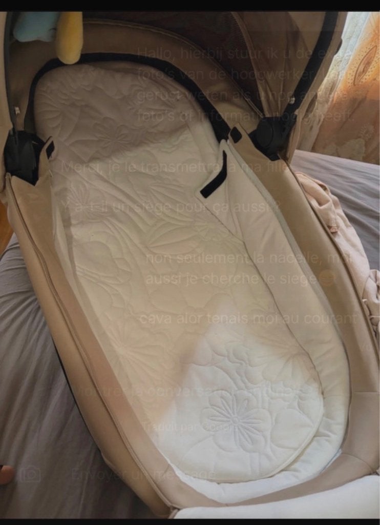 cybex priam nacelle éditions illimité flower beige, Autres marques, Enlèvement ou Envoi, Avec nacelle, Comme neuf