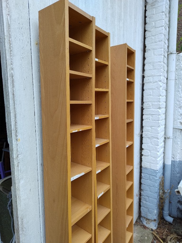 smalle IKEA CD/DVD-opbergkasten., Huis en Inrichting, Kasten | Kleerkasten, Ophalen, Met plank(en), Minder dan 50 cm, Gebruikt