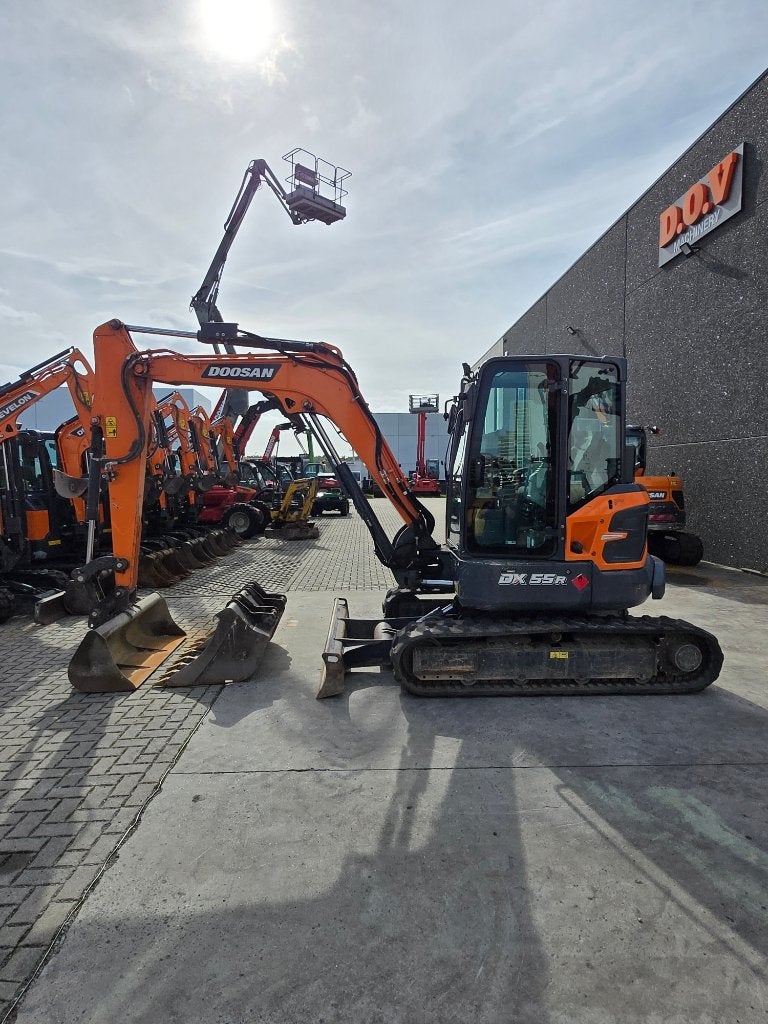 Doosan DX55R-7, Articles professionnels, Enlèvement, Excavatrice