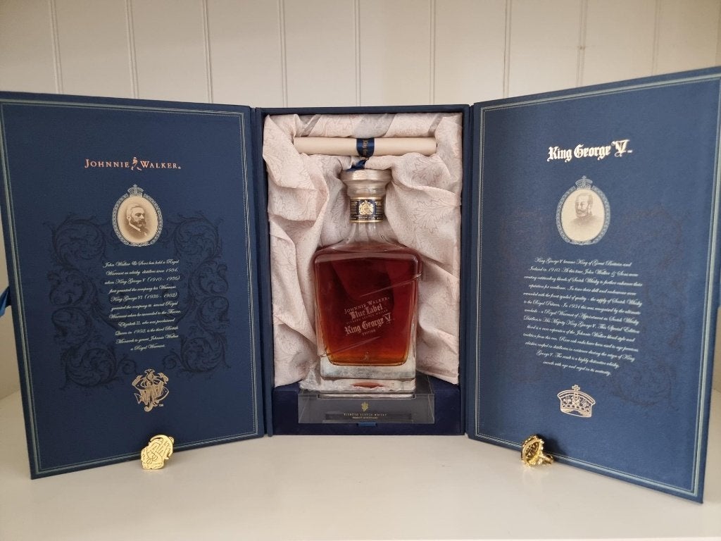 Johnnie Walker Blue Label * King George V Edition * Top!, Neuf, Autres régions, Enlèvement ou Envoi, Pleine