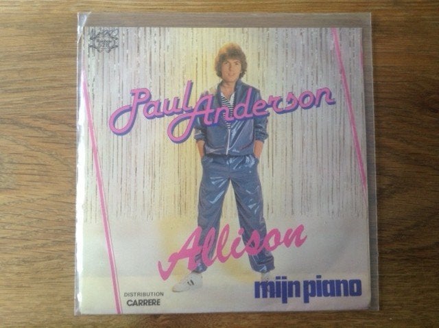 single paul anderson, Cd's en Dvd's, Vinyl Singles, Nederlandstalig, Beschermende buitenhoes, Fotohoes, Originele persing, 7 inch