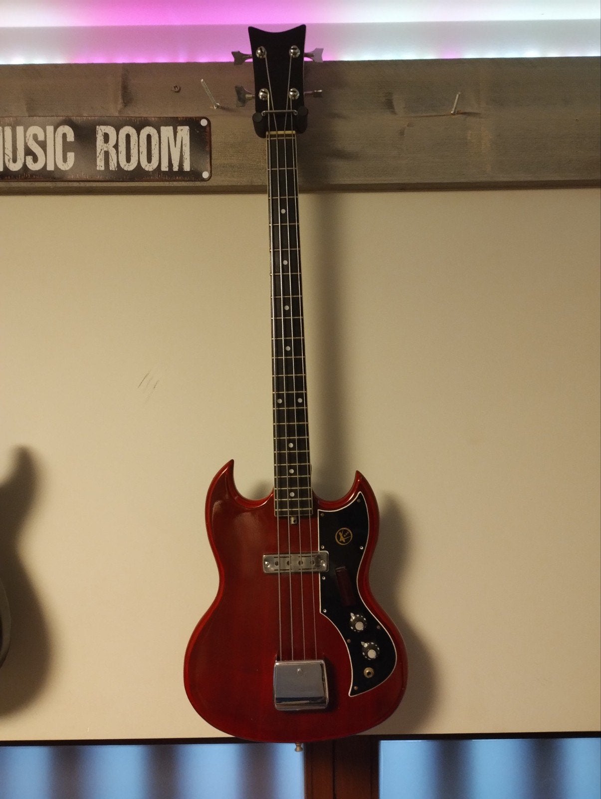 Guitare basse Kay, instrument vintage, Enlèvement ou Envoi