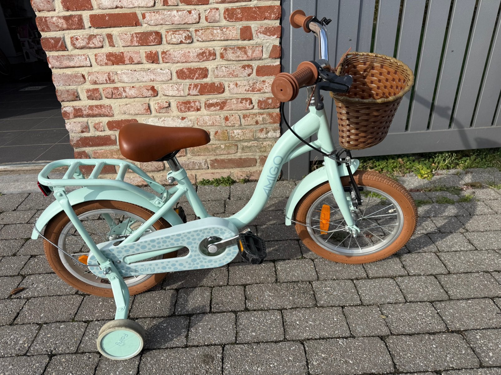 Kinderfiets Amigo 14”, Vélos & Vélomoteurs, Stabilisateurs, Frein à rétropédalage, Enlèvement, Utilisé