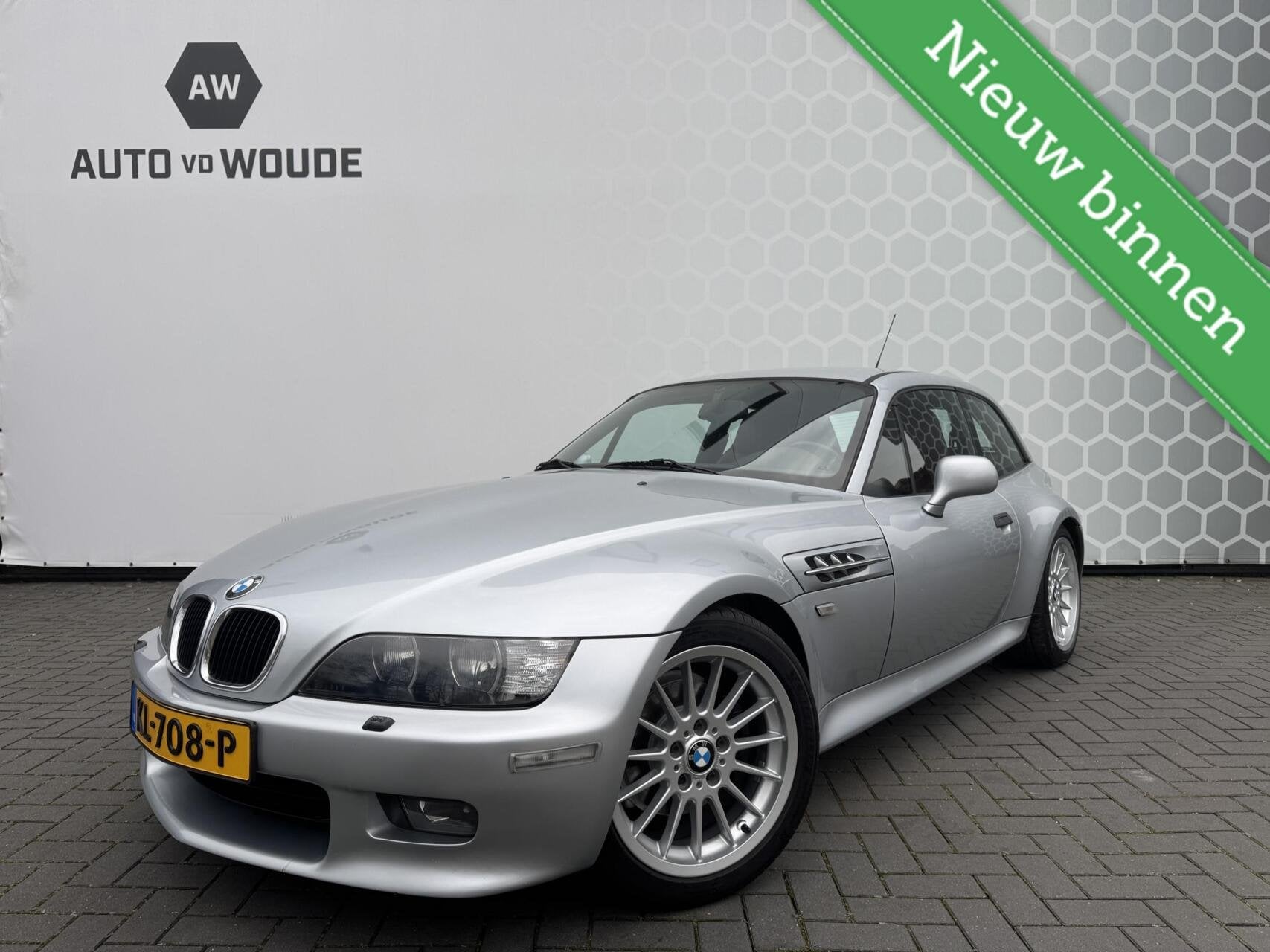 BMW Z3 Coupé 2.8 widebody Automaat 116000km Goed onderhoude, Auto's, Gebruikt, Leder, Parkeersensor, 201 g/km