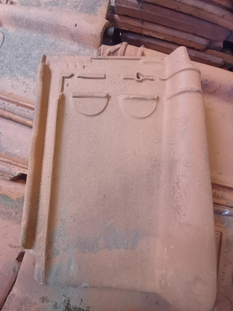Dakpannen pottelberg courtai, Doe-het-zelf en Bouw, Ophalen, Gebruikt, Steen of Klei, 15 m² of meer