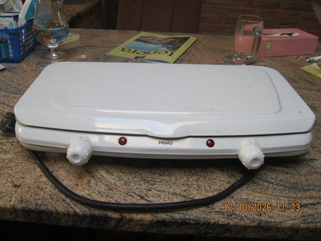Cuisinière électrique Primo, Electroménager, Enlèvement ou Envoi, Comme neuf, Moins de 45 cm, Moins de 85 cm