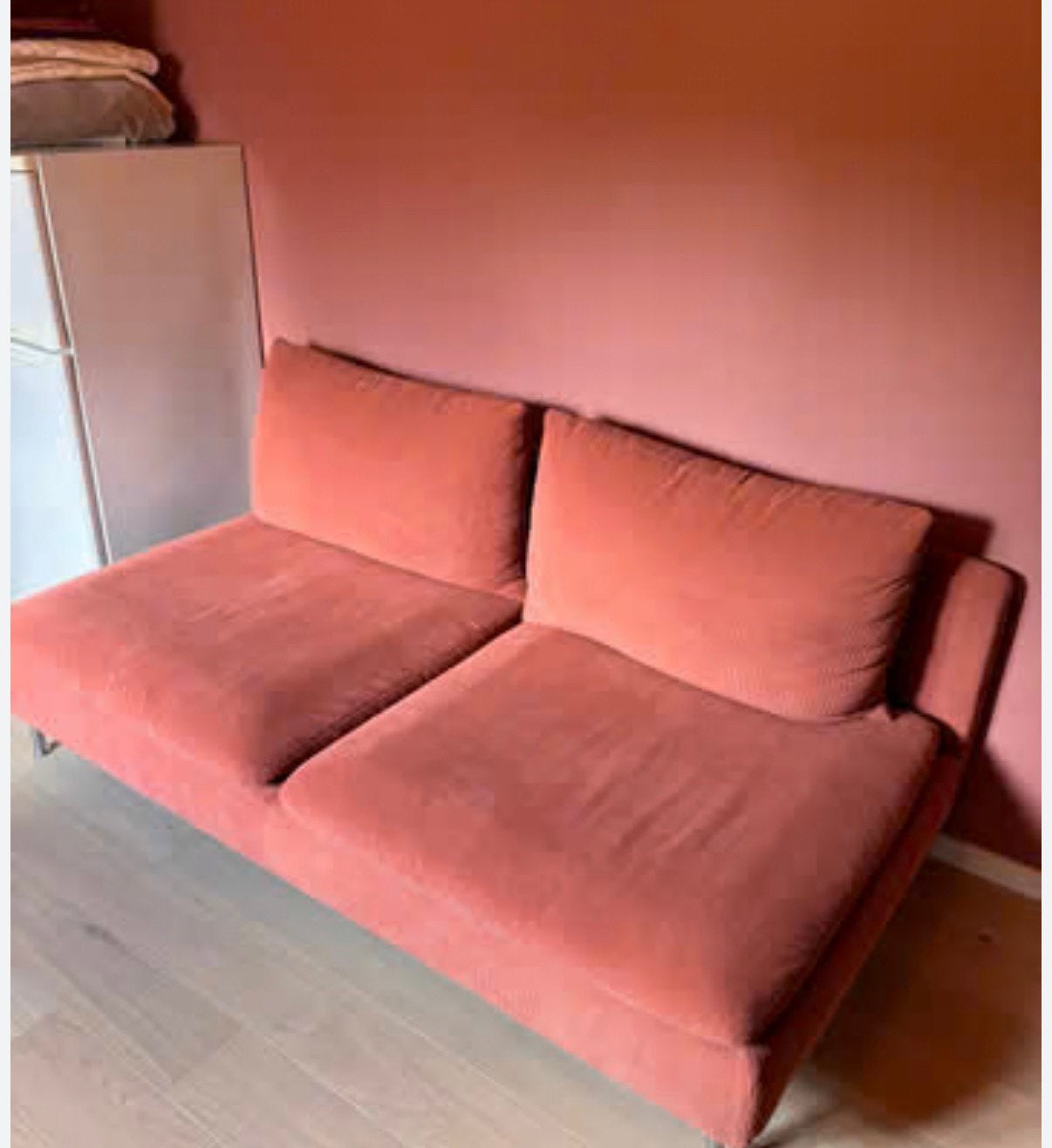Oranje ikea zetel te koop, Ophalen, Zo goed als nieuw, Oranje