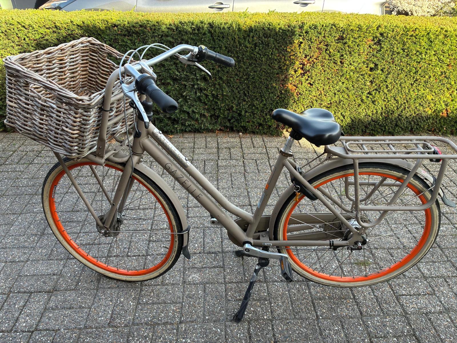 Fiets gazelle, Ophalen, Gebruikt, 47 tot 50 cm, Versnellingen
