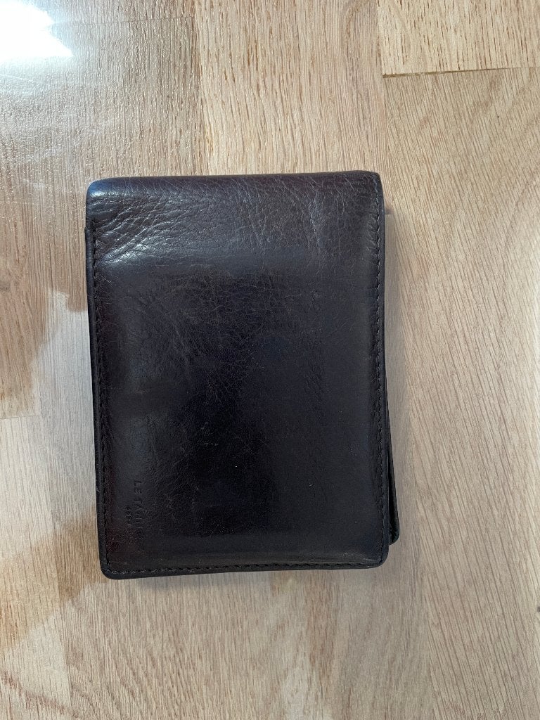 PORTEFEUILLE, Autres marques, Cuir, Comme neuf, Brun