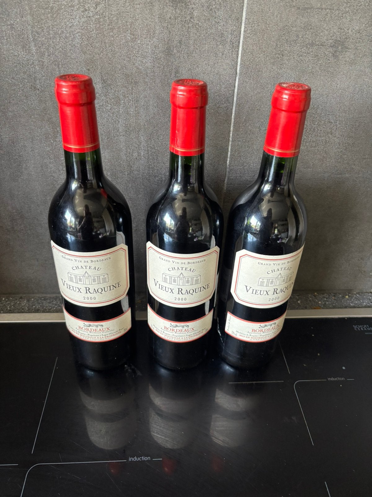 Wijn chateau vieux raquine, Ophalen, Zo goed als nieuw